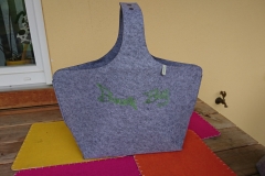 Shopper mit Beschriftung